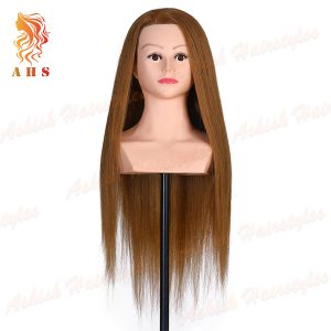AHS-Hair Dummy For Practice Hair Style (50-50) -